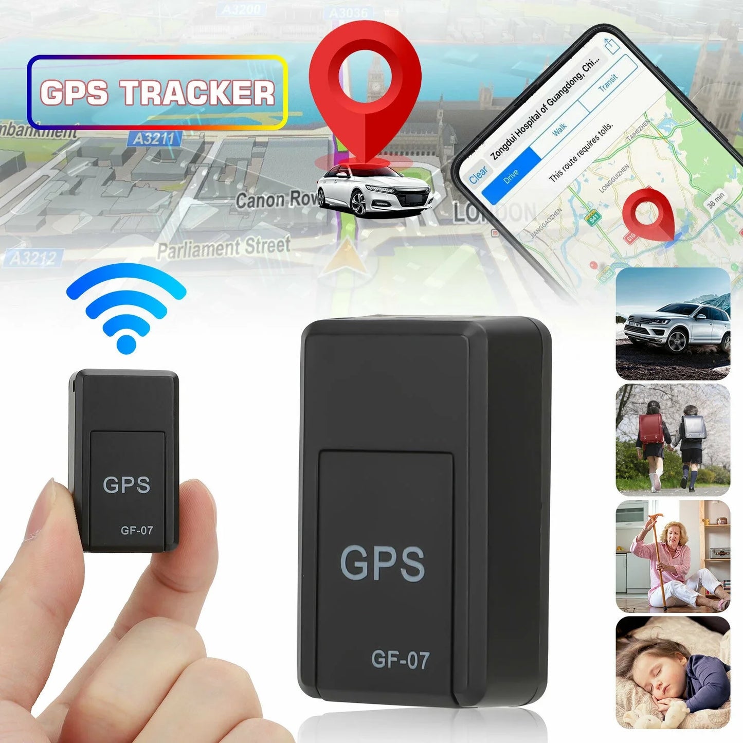 Get Your Gps Tracker | Mini Gps Tracker Magnetic | Gps Tracking Device Ideal For Kids, Elderly, Wallet, Luggage And Vehicles